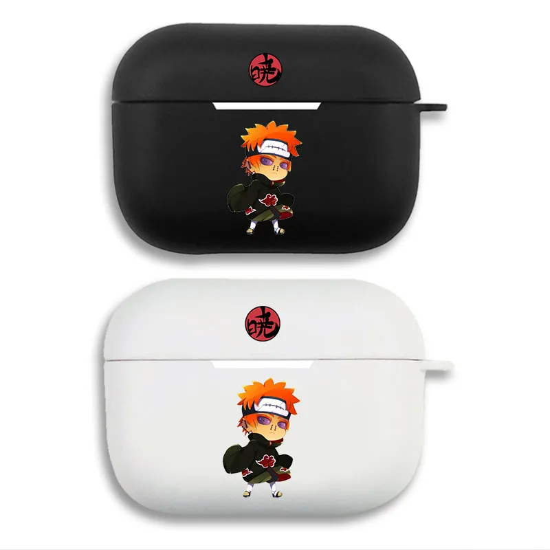 Ninja Anime  Pain Akatsuki Chibi SilhouAlien Visitorte Silicone AirPods Case