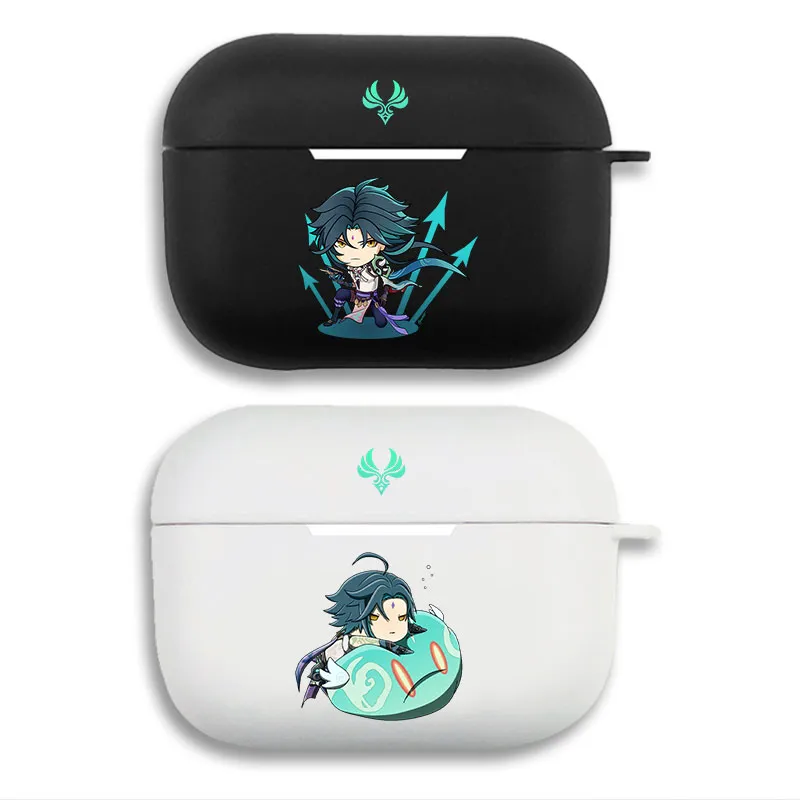 Original God - Xiao Anemo Element Cute Chibi Matte Silicone AirPods Pro Case