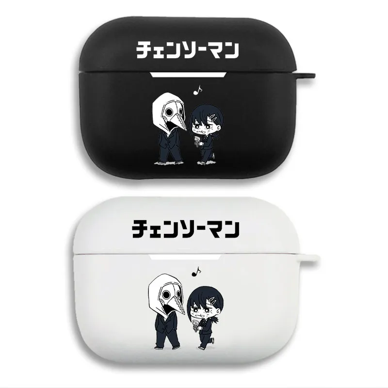Chainsaw Man - Aki Hayakawa and Violence Fiend Cute Chibi Matte Silicone AirPods Pro Case