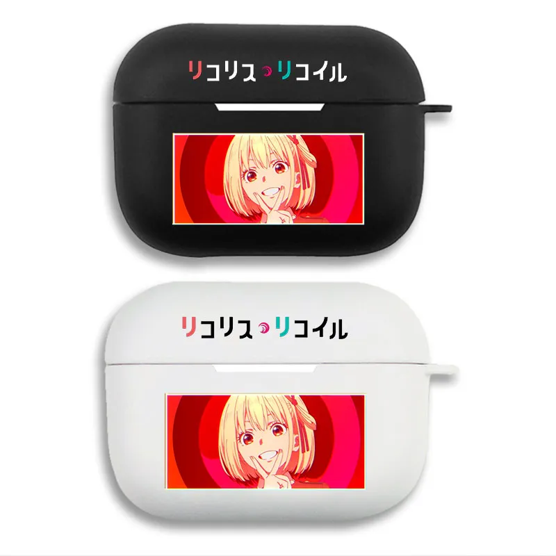 Lycoris Recoil - Chisato Nishikigi Eyecatch Red Graphic Matte Silicone AirPods Pro Case