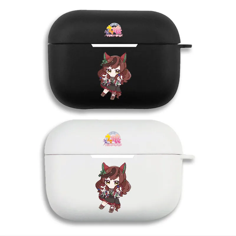 Uma Musume PrAlien Visitorty Derby - Nice Nature Christmas Costume Cute Chibi Matte Silicone AirPods Pro Case