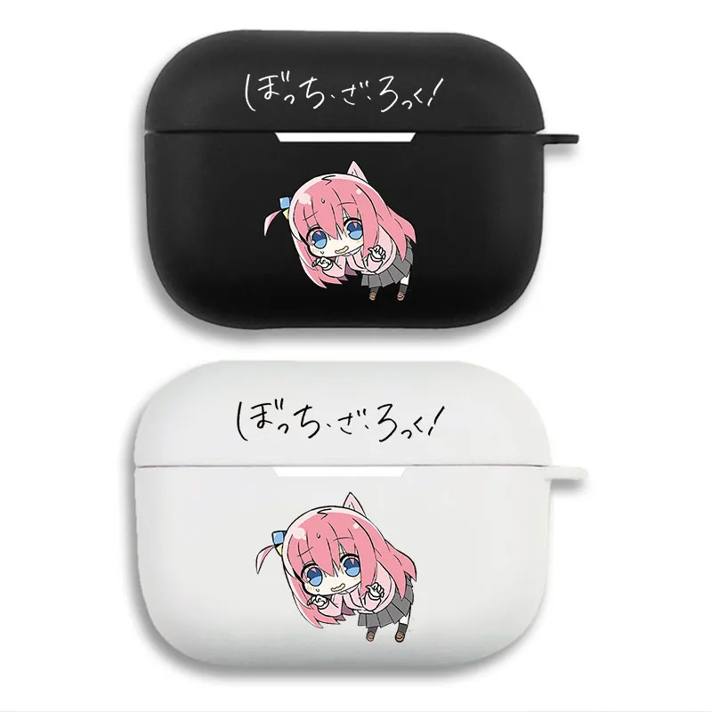 Bocchi the Rock - Hitori Gotoh Shy School Uniform Chibi Matte Silicone AirPods Pro Case