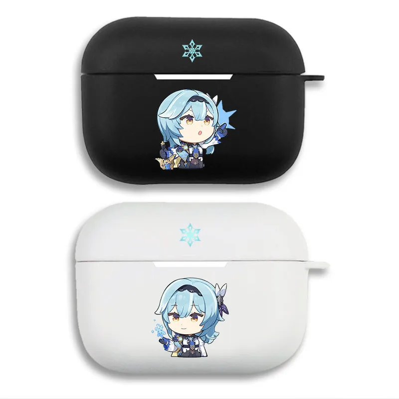 Original God - Eula Cryo Element Cute Chibi Matte Silicone AirPods Pro Case