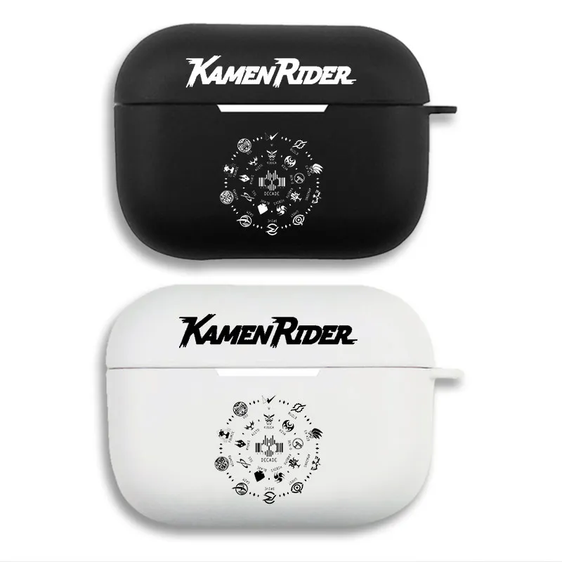 Kamen Rider - Heisei Rider Emblem Logo Compilation Matte Silicone AirPods Pro Case