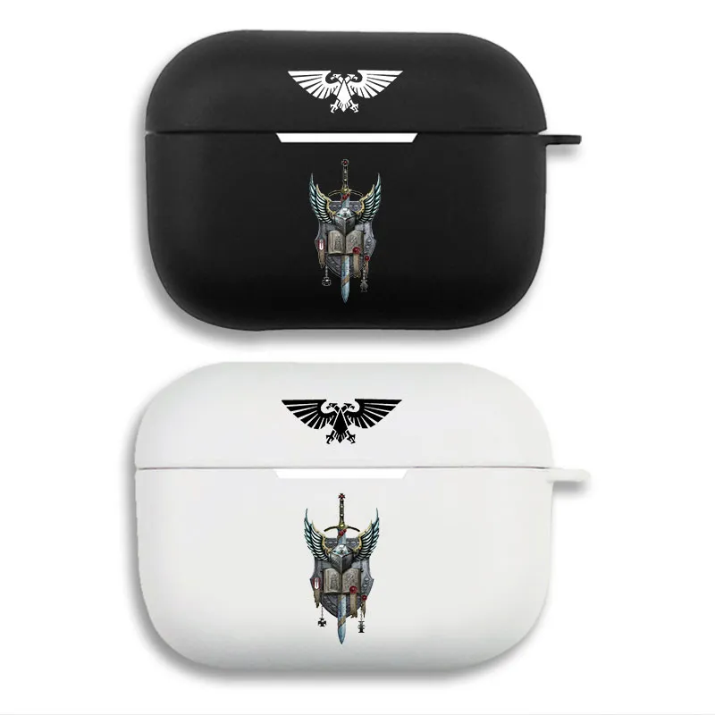 Warhammer 40K Imperium of Man - Aquila & Dark Angels Sword Matte Silicone AirPods Case