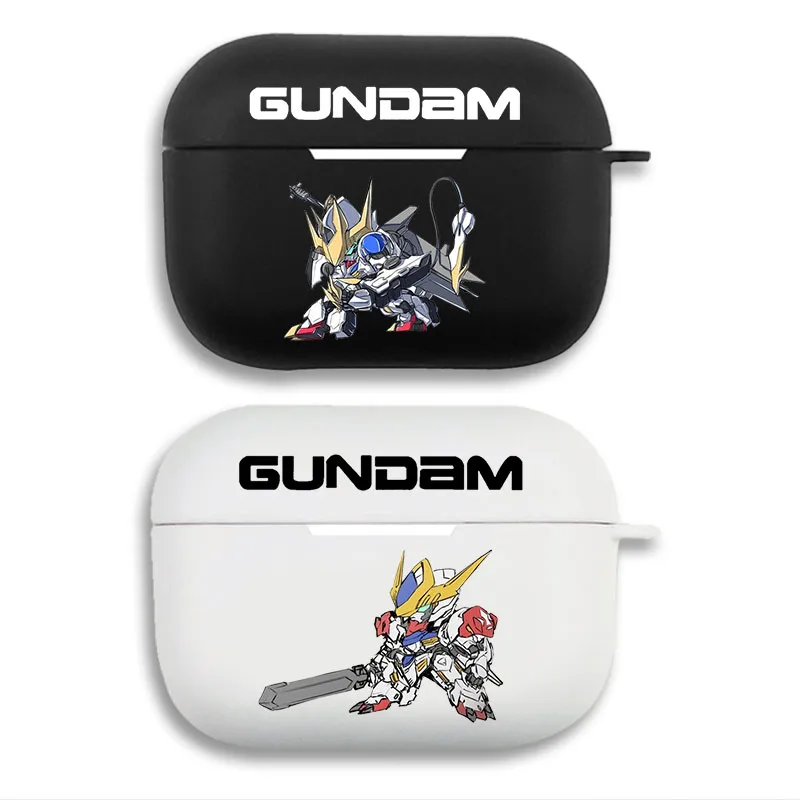 Gundam Barbatos Lupus Rex - Cute Chibi Mecha Anime Matte Silicone AirPods Case