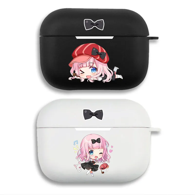 Kaguya-sama Love Is War Chika Fujiwara - Cute Chibi Anime Matte Silicone AirPods Case
