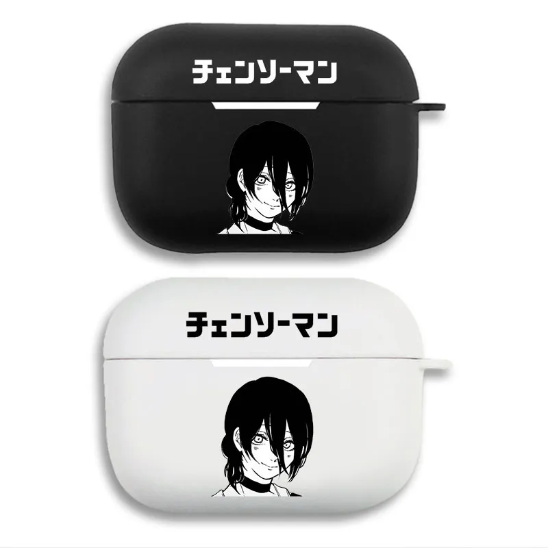 Chainsaw Man Reze Portrait Classic Silicone AirPods Case