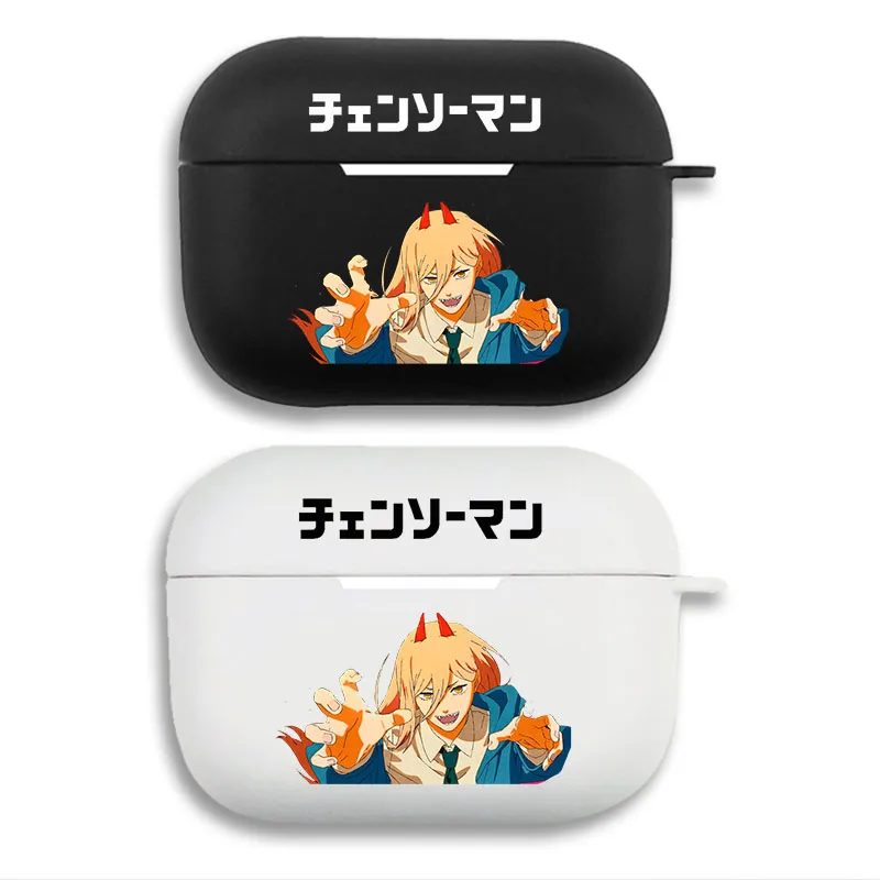 Chainsaw Man Power Blood Fiend - Cool Anime Matte Silicone AirPods Case