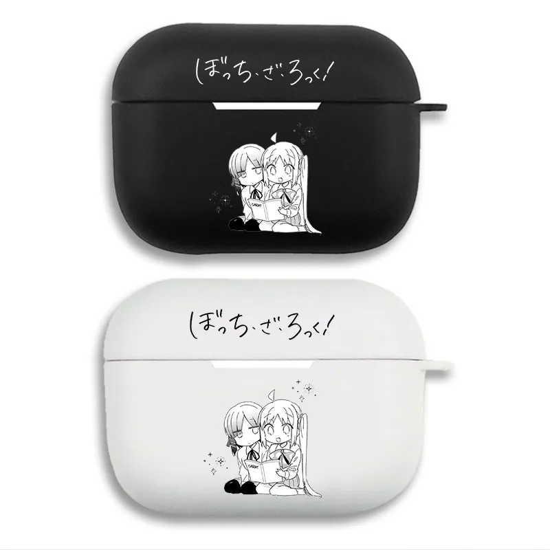 Bocchi the Rock Ryo Yamada & Nijika Ijichi Reading - Cute Anime Matte Silicone AirPods Case