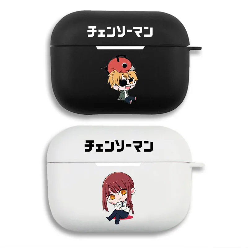 Chainsaw Man Denji Pochita & Makima - Cute Anime Matte Silicone AirPods Case
