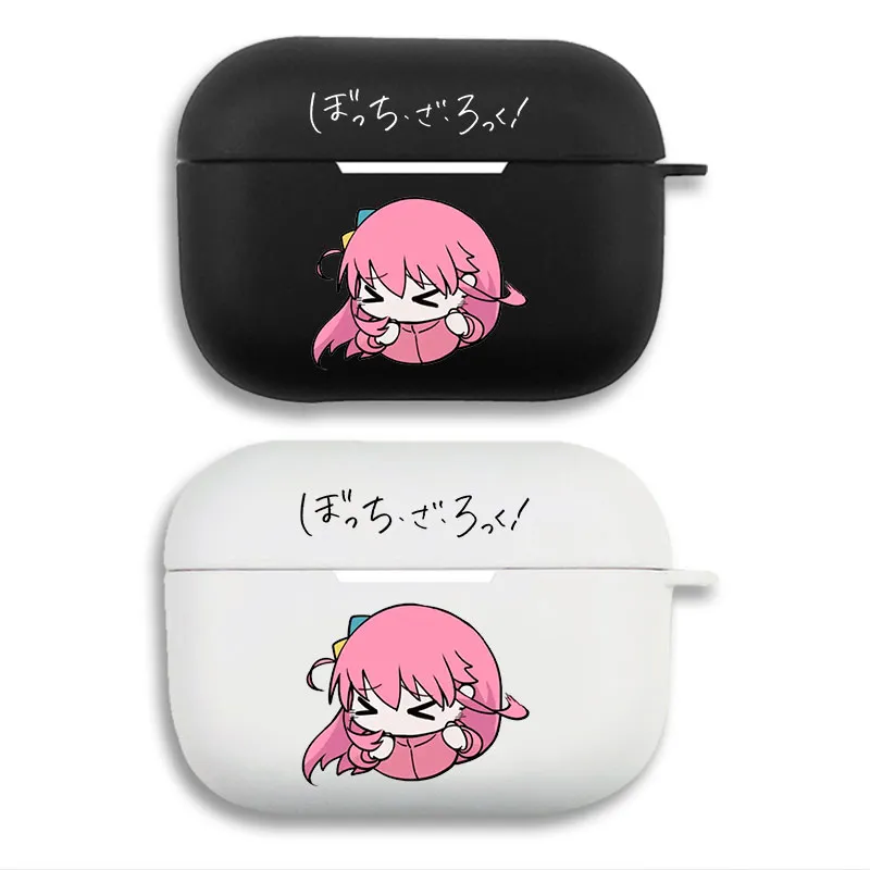 Bocchi the Rock Hitori Goto Chibi Graphic Matte Silicone AirPods Case