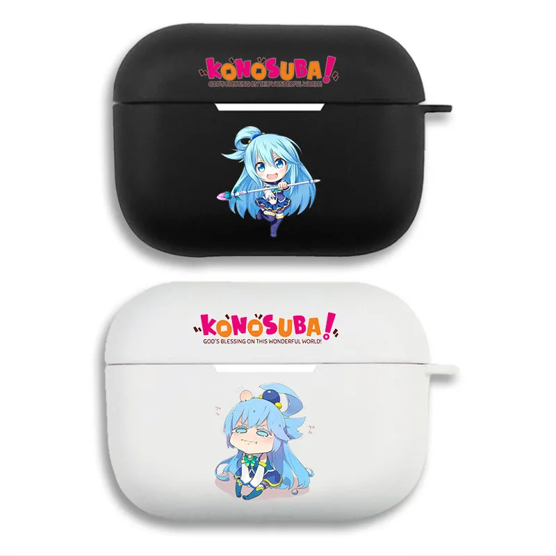 KonoSuba Aqua Goddess Chibi Funny Cute Protective Silicone AirPods Case