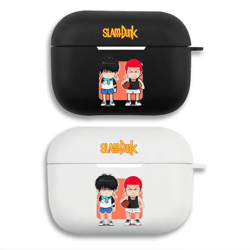 Slam Dunk Hanamichi Sakuragi & Kaede Rukawa - Cute Chibi Anime AirPods Case