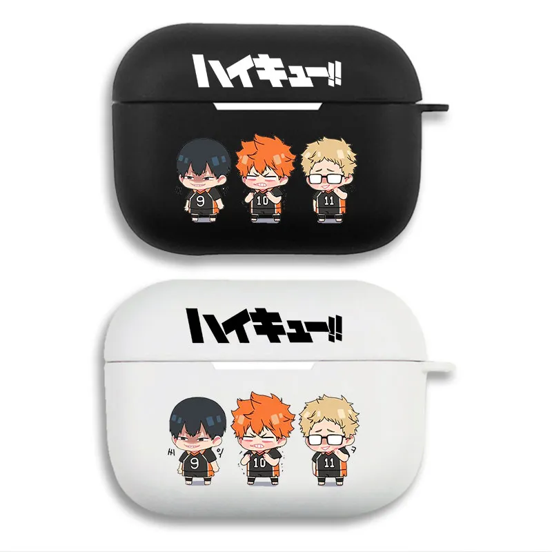 Haikyu!! Karasuno Chibi Hinata Kageyama Tsukishima AirPods Case