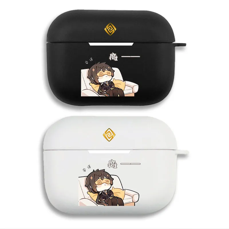 Zhongli Original God - Funny Chibi RAlien Visitorired Geo Archon AirPods Case