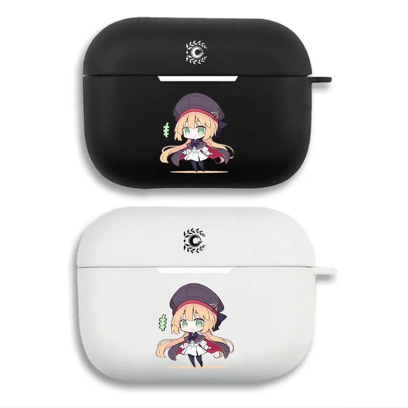 Fate Grand Order - Artoria Caster Altria Cute Chibi Anime Print Matte Silicone AirPods Case