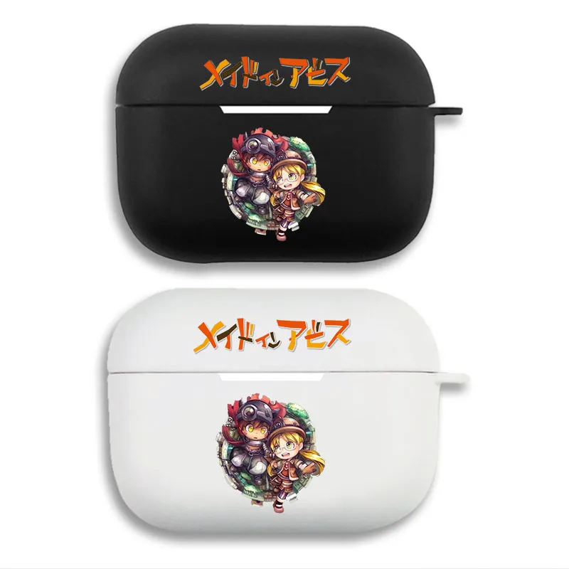 Made in Abyss - Riko and Reg Cute Chibi Adventure Anime Print Matte Silicone AirPods Case