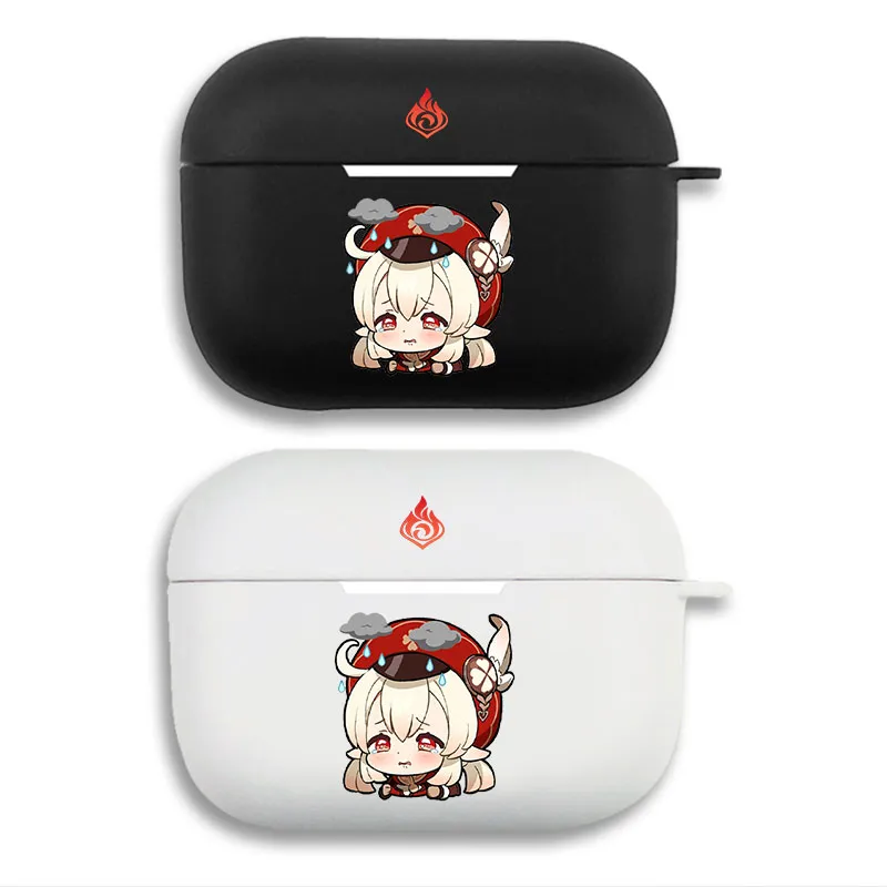 Original God - Klee Pyro Element Cute Chibi Anime Print Matte Silicone AirPods Case