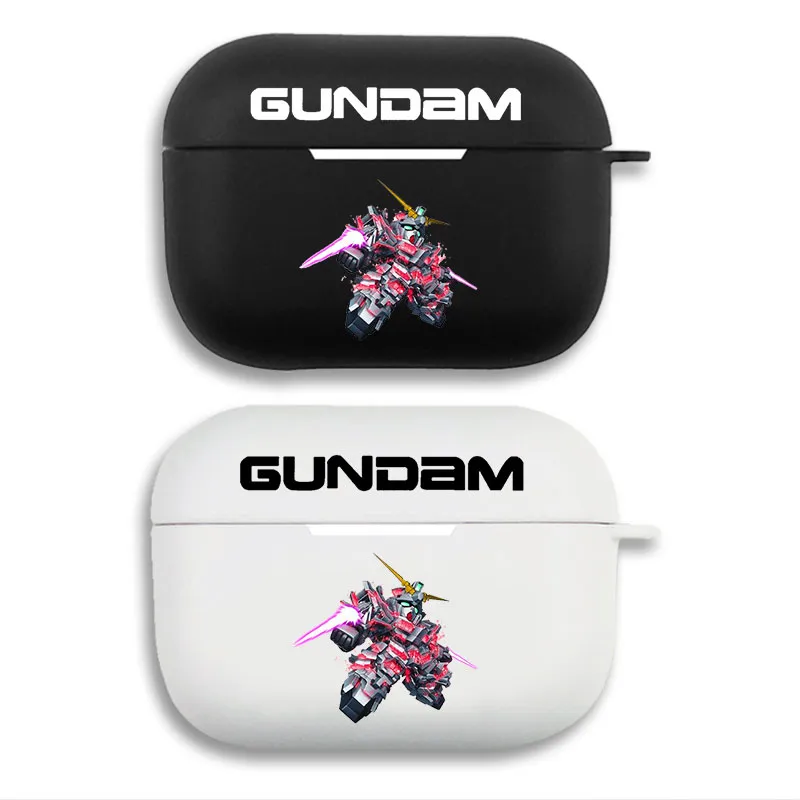 Gundam - RX-0 Unicorn Gundam Destroy Mode Mecha Graphic Print Matte Silicone AirPods Case