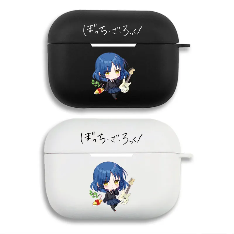 Bocchi the Rock! - Ryo Yamada Cute Chibi Bassist Anime Print Matte Silicone AirPods Case