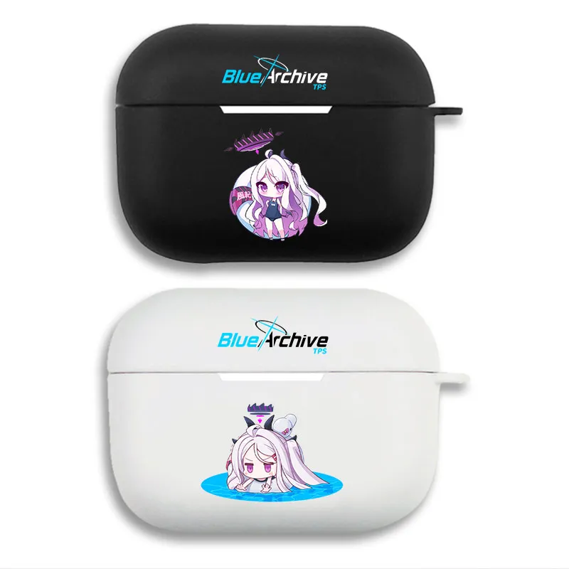 Blue Archive - Hina Sorasaki Swimsuit Cute Chibi Anime Print Matte Silicone AirPods Case