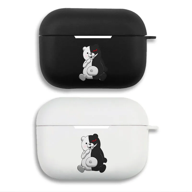 Danganronpa - Monokuma Evil Bear Anime Print Matte Silicone AirPods Case