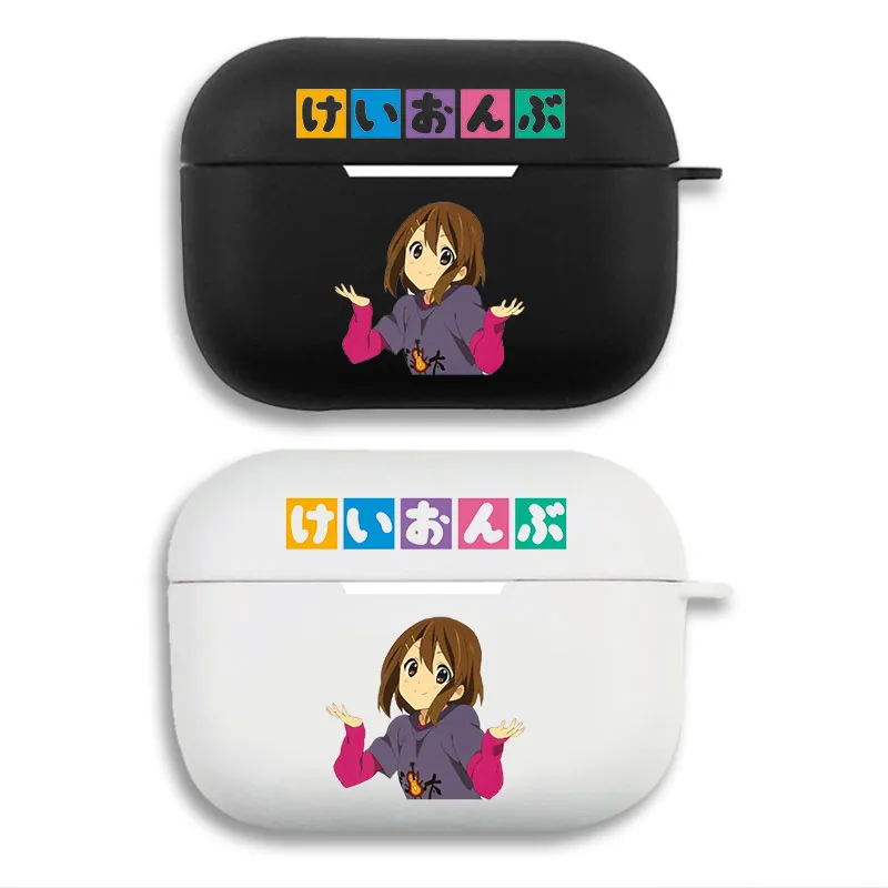K-On! - Yui Hirasawa Cute Character Print Matte Silicone AirPods Case