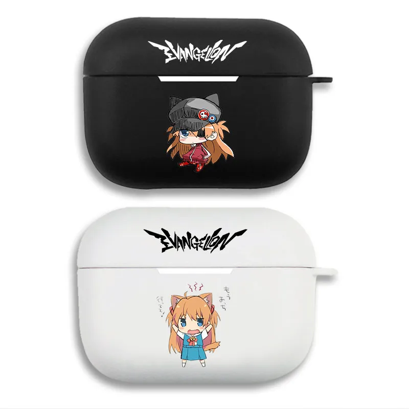 EVA Anime - Cute Chibi Asuka Langley Matte Silicone AirPods Case