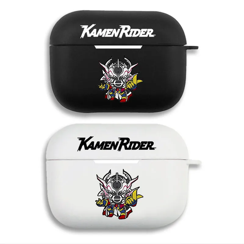 Kamen Rider - Chibi Mecha Graphic Print Matte Silicone AirPods Case