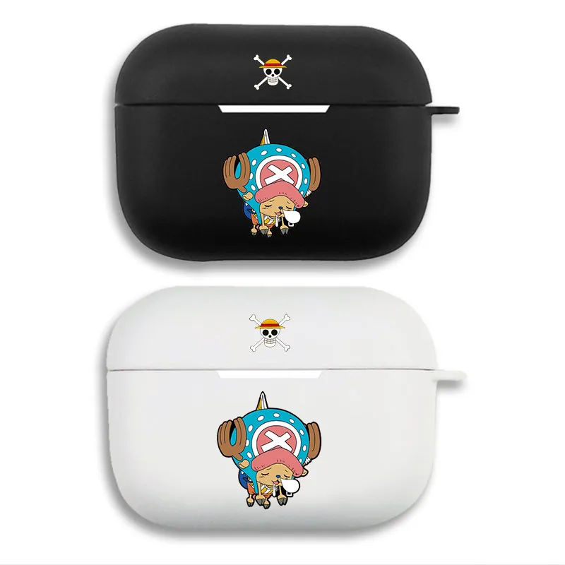 Pirate Voyage Tony Tony Chopper - Cute Chibi Anime Doctor Printed Matte Silicone AirPods Case