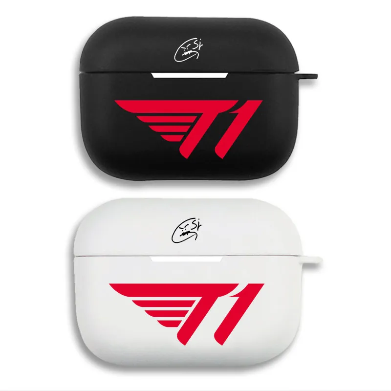 T1 Faker Shaker Logo - LCK League of Legends Esports Fan Matte Silicone AirPods Case
