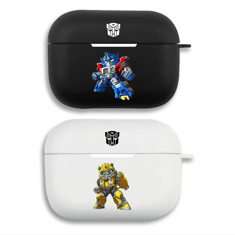 Transformers Optimus Prime & Bumblebee - Chibi Autobot Printed Matte Silicone AirPods Case