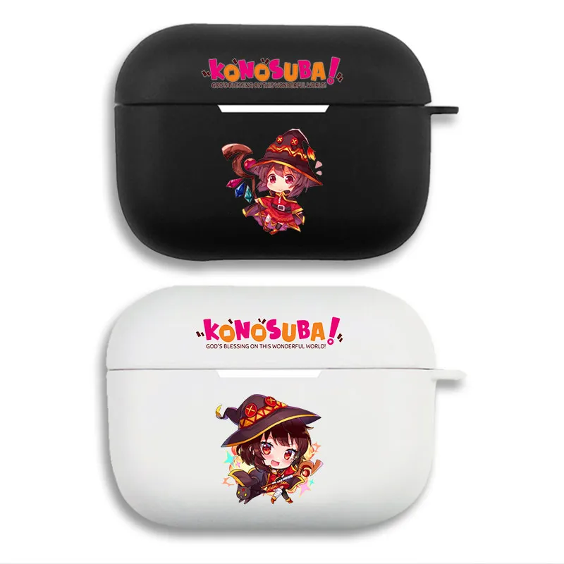 KonoSuba Megumin - Cute Chibi Explosion Arch Wizard Anime Printed Matte Silicone AirPods Case