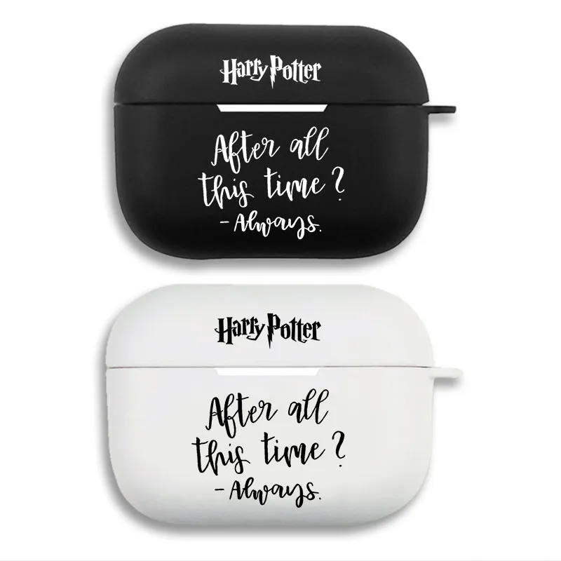 Wizard Tales After All This Time Always - Iconic Quote Printed Matte Silicone AirPods Case