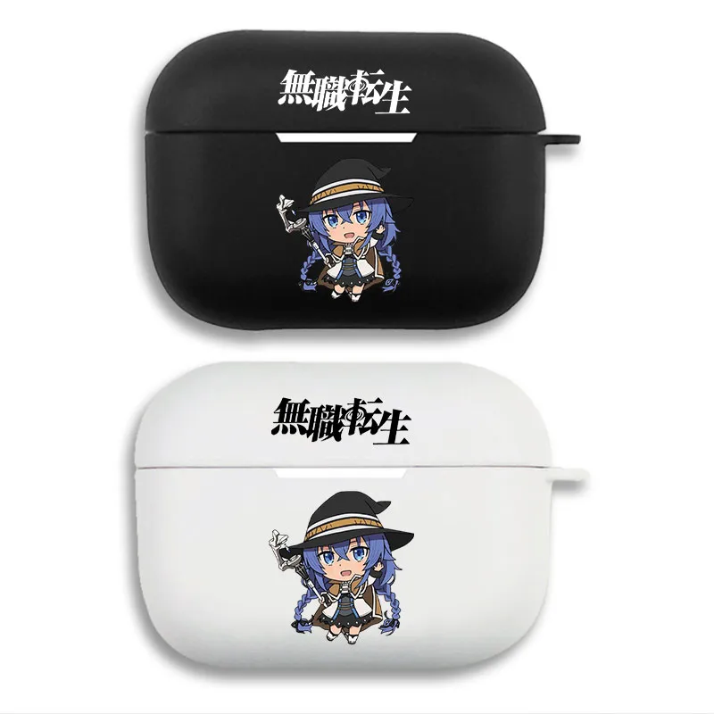Mushoku Tensei Roxy Migurdia - Cute Chibi Anime Mage Matte Silicone AirPods Case