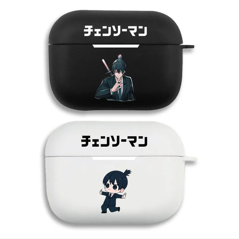 Chainsaw Man Aki Hayakawa - Anime Chibi Graphic Matte Silicone AirPods Case