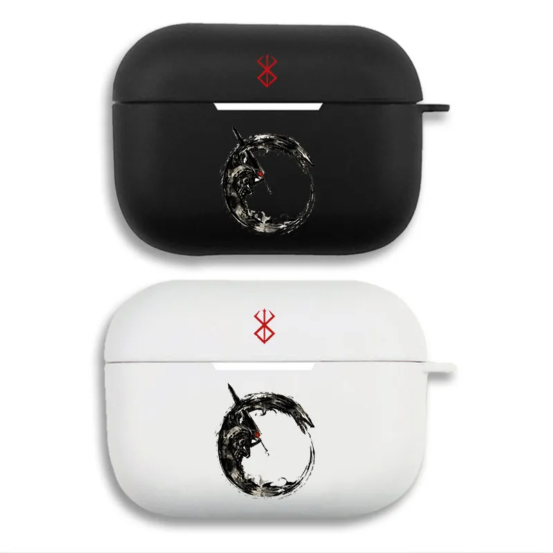 Berserk Guts Brand of Sacrifice - Dark Fantasy Anime Matte Silicone AirPods Case