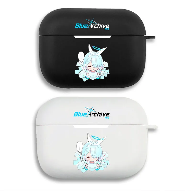 Blue Archive Arona Chibi Anime Matte Silicone AirPods Case