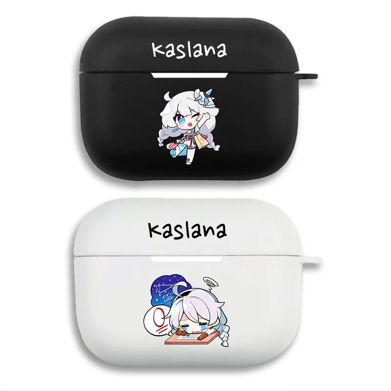 Original God Kiana Kaslana - Cute Chibi Anime Matte Silicone AirPods Case