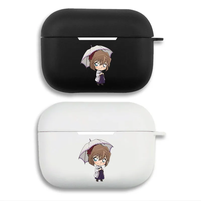 DAlien Visitorective Conan Ai Haibara - Cute Chibi Anime Matte Silicone AirPods Case