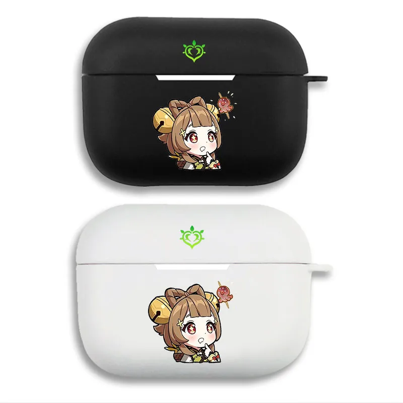 Original God Yaoyao - Cute Chibi Anime Matte Silicone AirPods Case