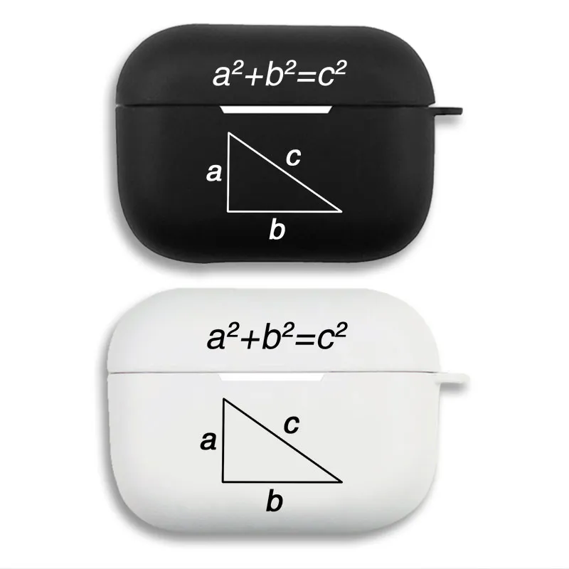 Pythagorean Theorem Math Formula - Funny Geek Nerd Matte AirPods Case