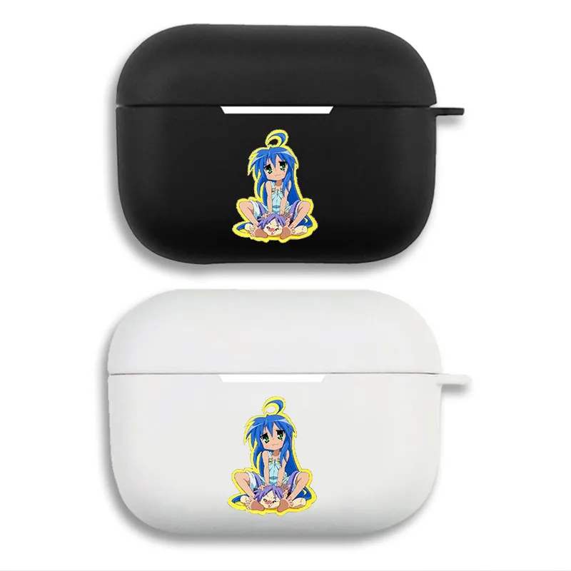 Lucky Star Konata Izumi - Cute Chibi Anime Matte Silicone AirPods Case