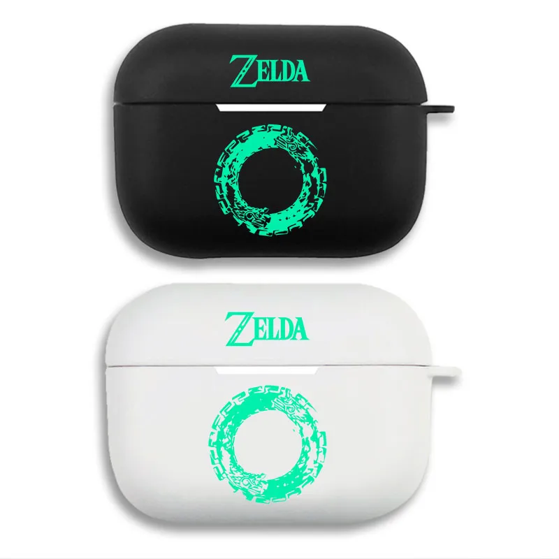Hyrule Legend Tears of the Kingdom Ouroboros Logo - Gaming Matte Silicone AirPods Case