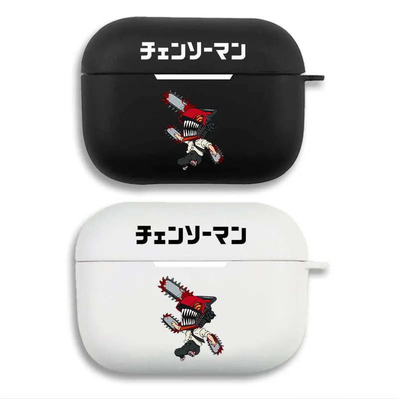 Chainsaw Man Denji - Cute Chibi Anime Matte Silicone AirPods Case