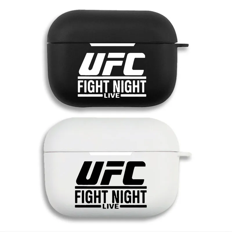 UFC Fight Night Live Logo - Sports MMA Matte Silicone AirPods Case
