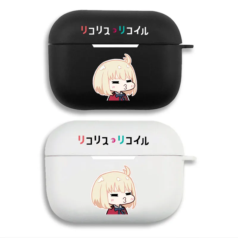 Lycoris Recoil Chisato Nishikigi - Cute Chibi Anime Matte AirPods Case