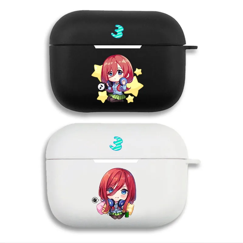 The Quintessential QuintuplAlien Visitors Miku Nakano - Cute Chibi Anime Matte AirPods Case