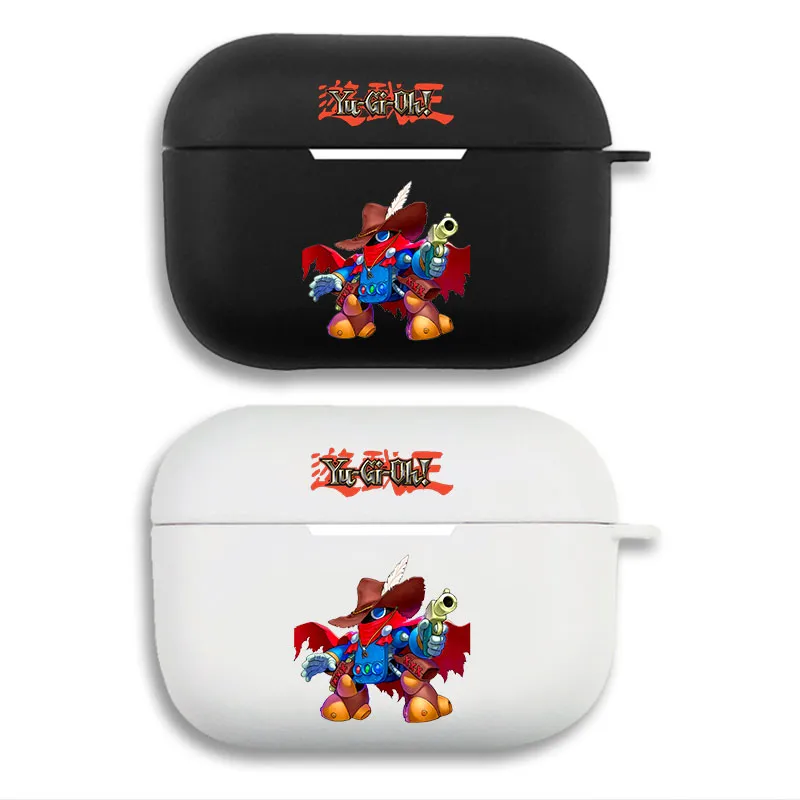 Yu-Gi-Oh! Magical MuskAlien Visitoreer Kidbrave - Vintage Anime Character Graphic Print Matte Silicone AirPods Case